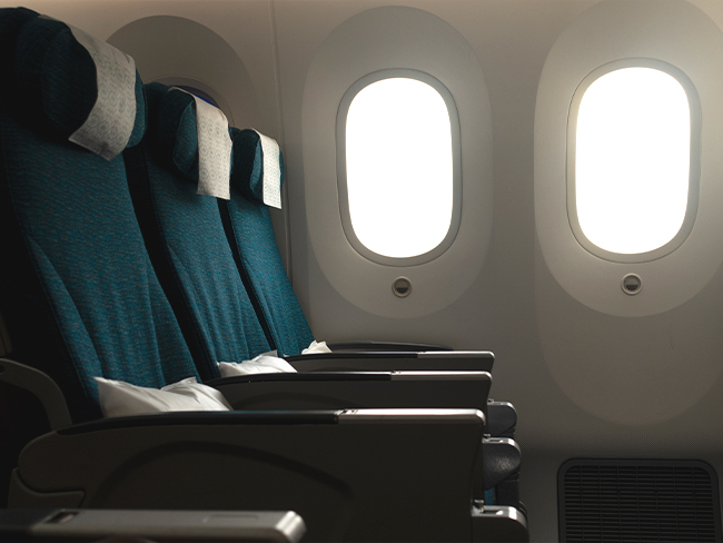 Classes em aviões e viagens corporativas